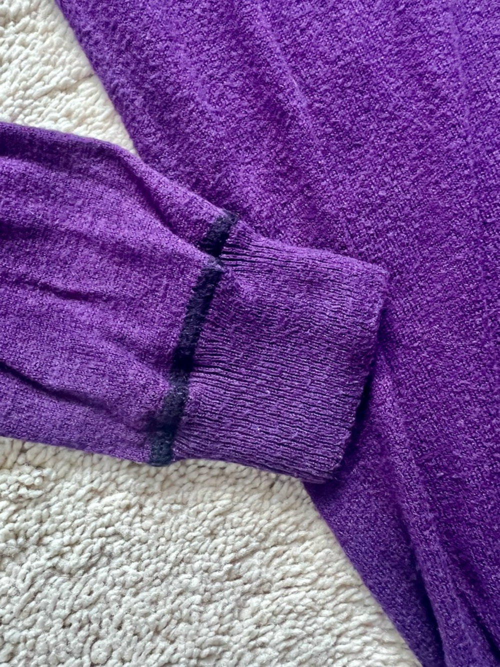C&C California Purple Crewneck Lightweight Sweater - Picture 3 of 4